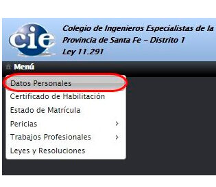 Actualización de datos personales a través del Sistema de Autogestión